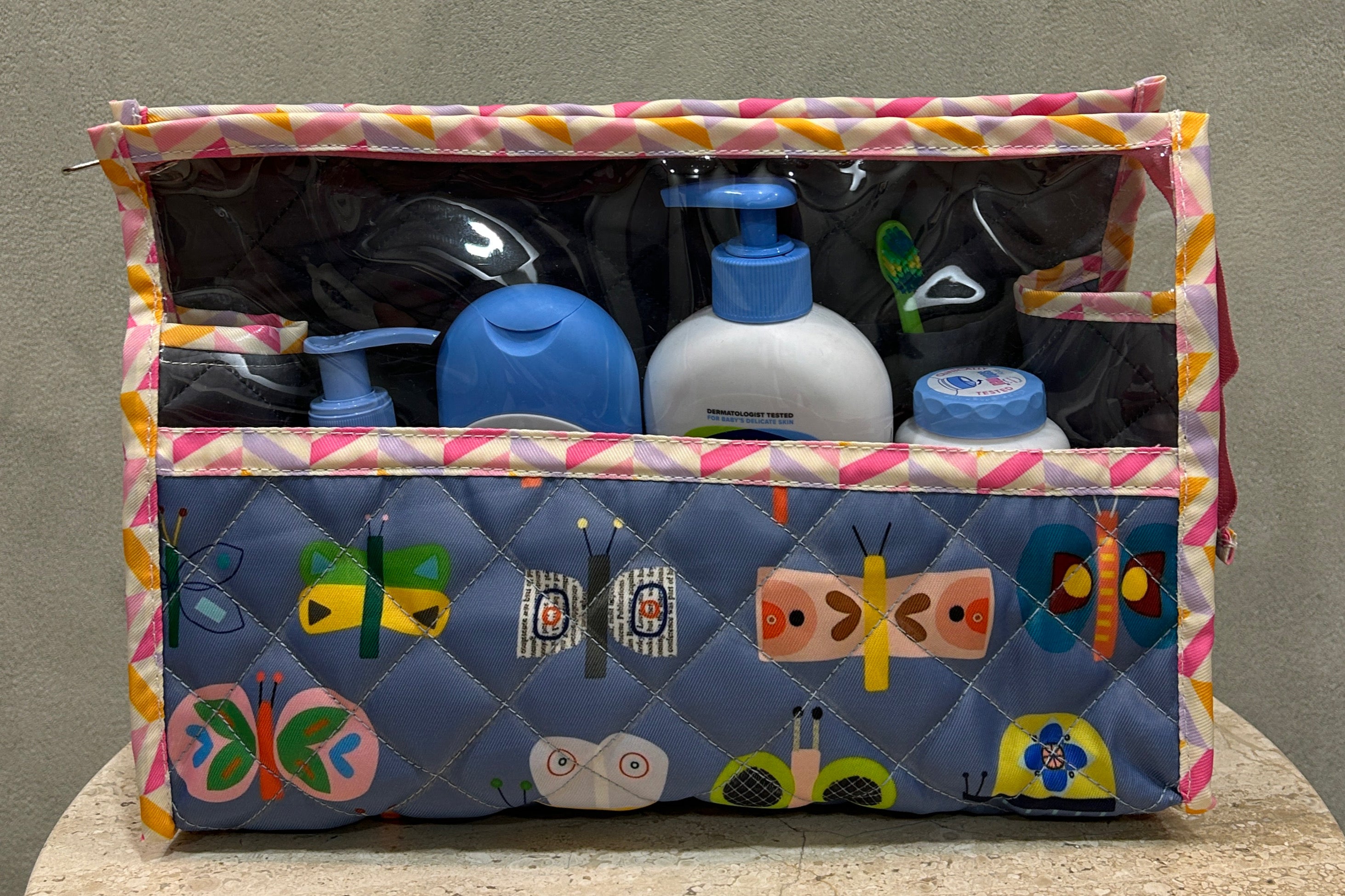 Butterfly Bliss Clear Toiletries Kit