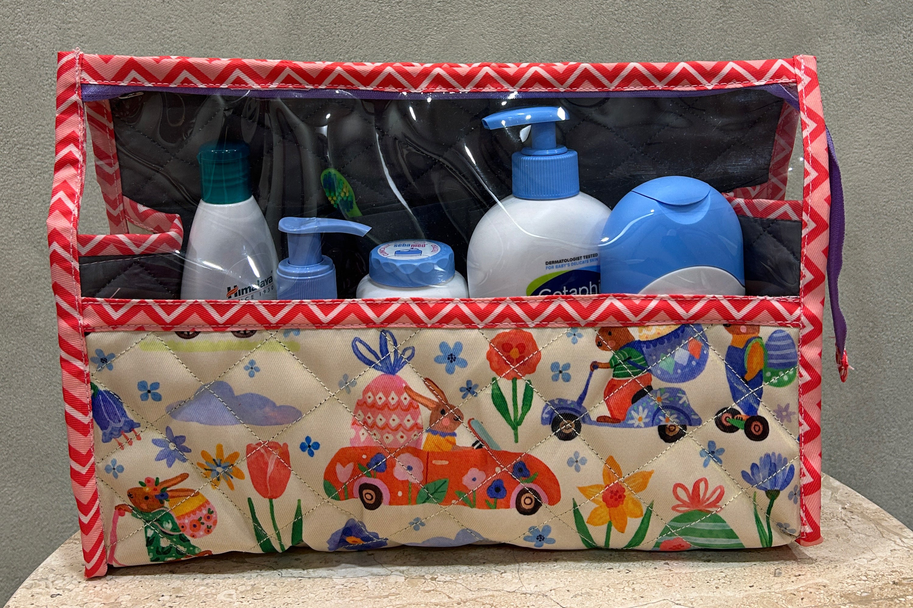 Zoom Bunny Clear Toiletries Kit