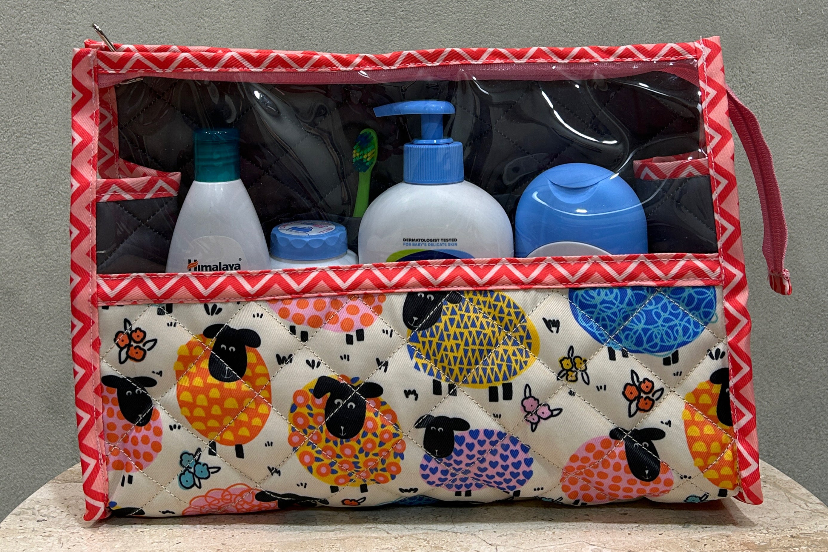 Painted Woollies Clear Toiletries Kit