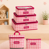 Grab-n-Go Kit | 3 Peek-Through Cubes + Shoe Sack + Zipper Pouch