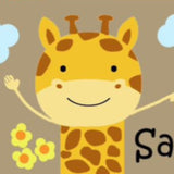 Graceful Giraffe Oasis Toy Basket