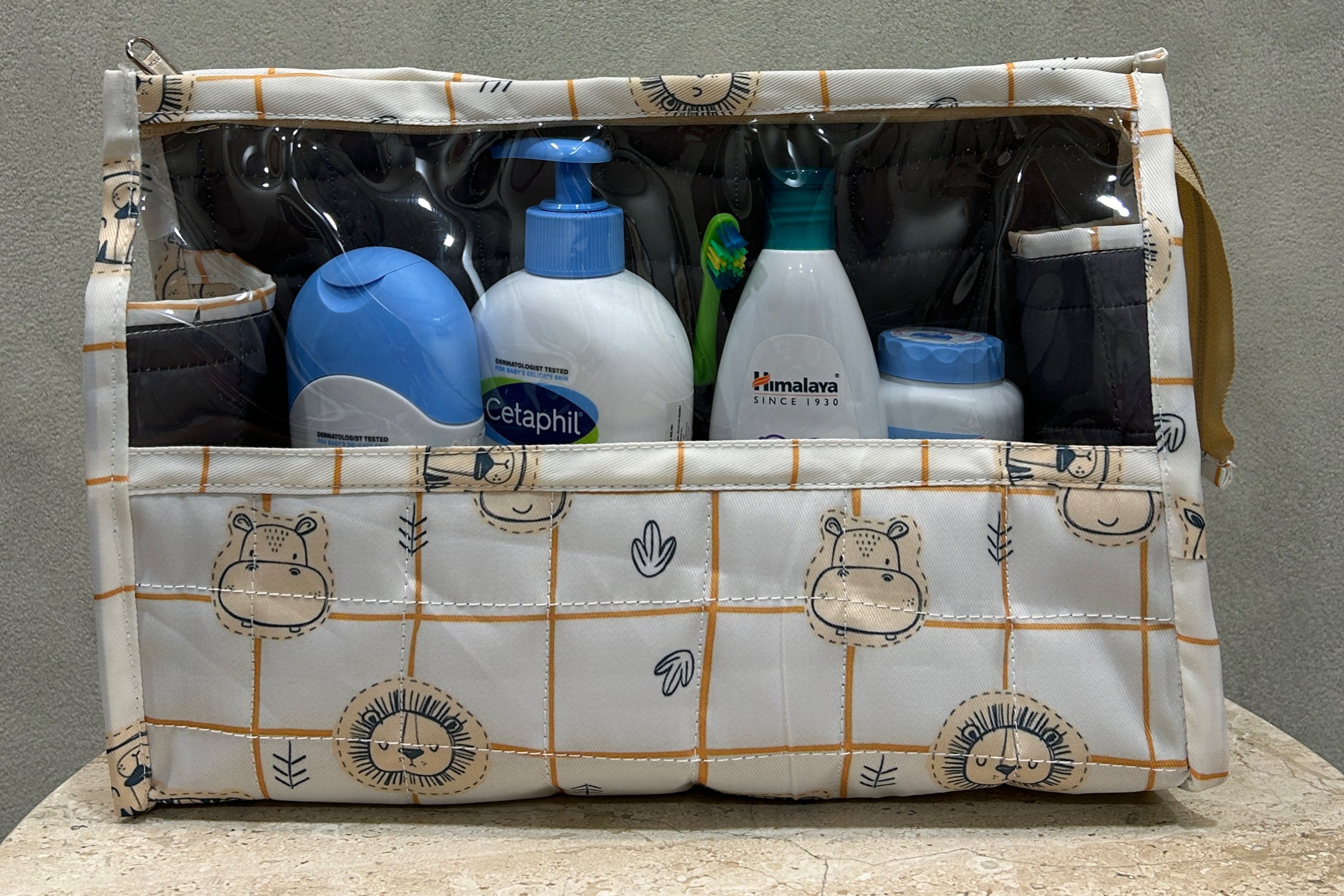 Wild Lines Clear Toiletries Kit