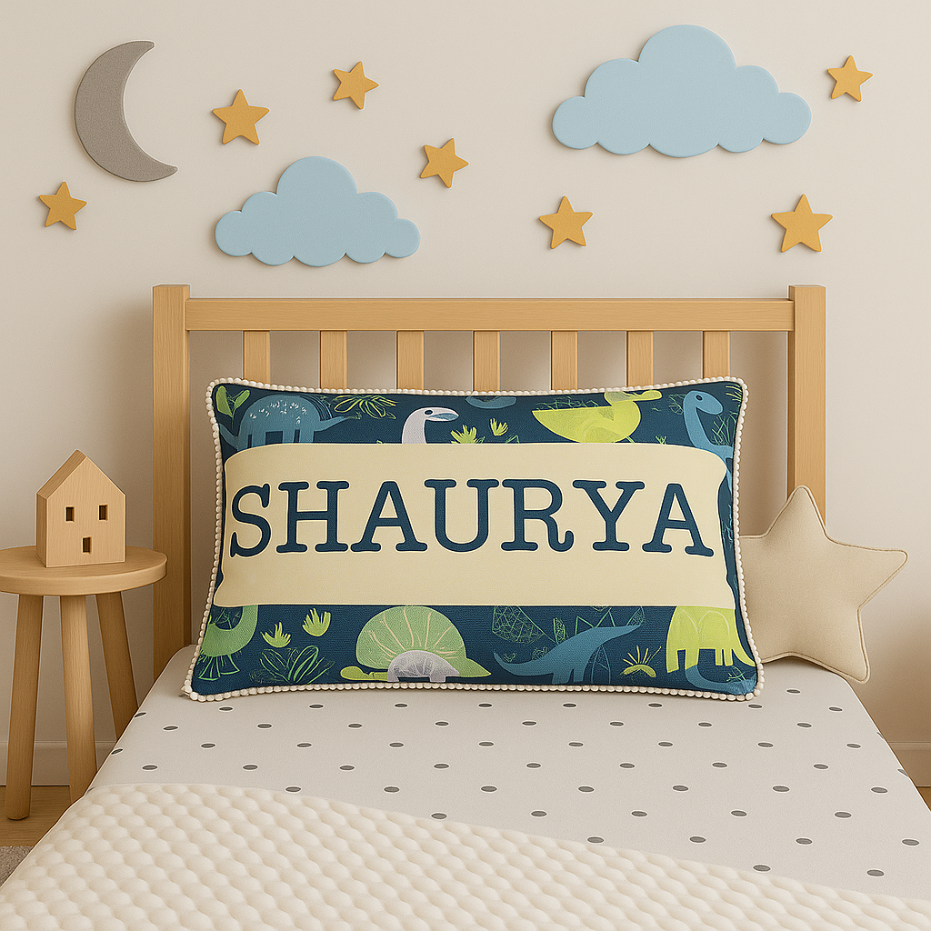 Dinosaur Name Pillow