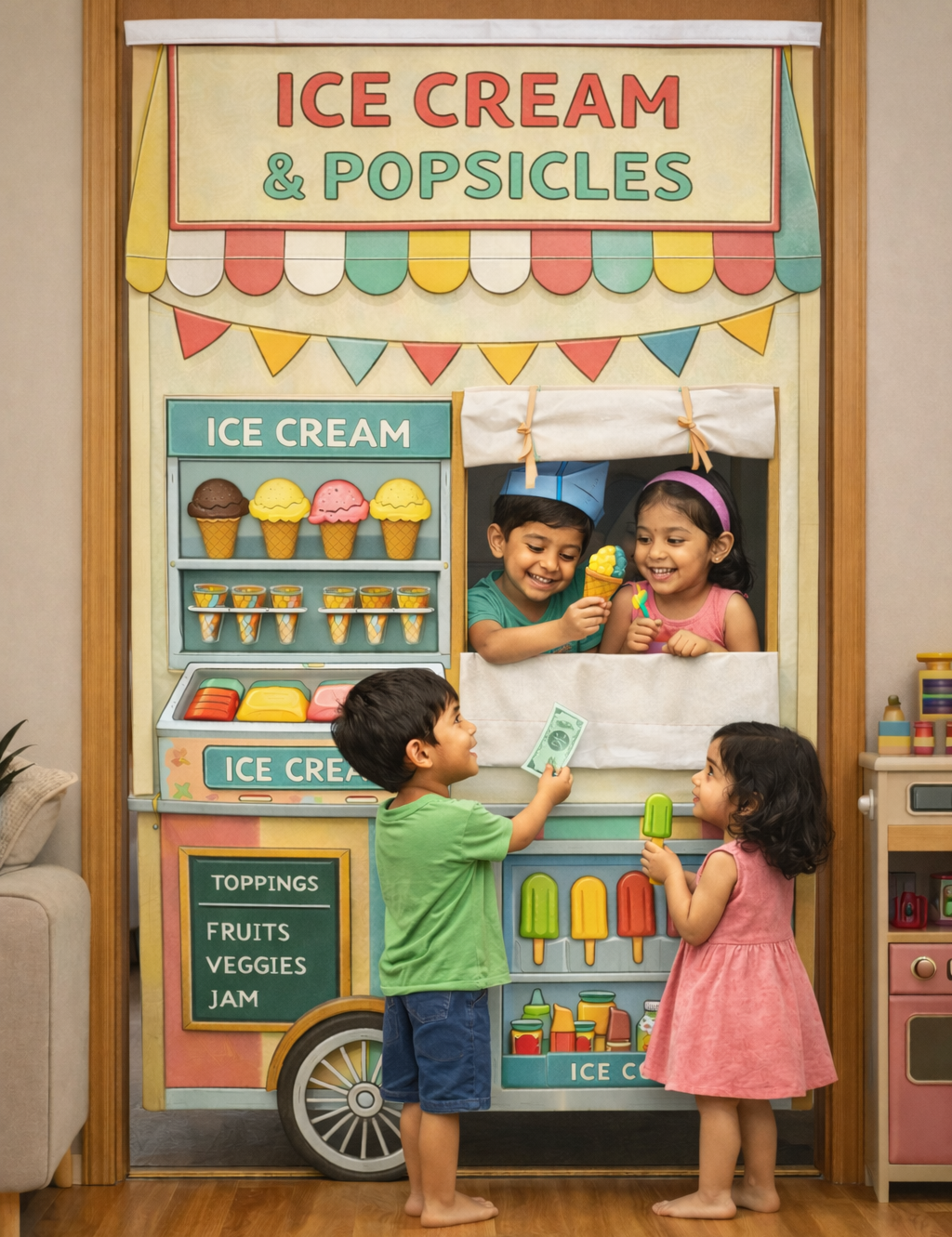 Ice cream and Popsicles