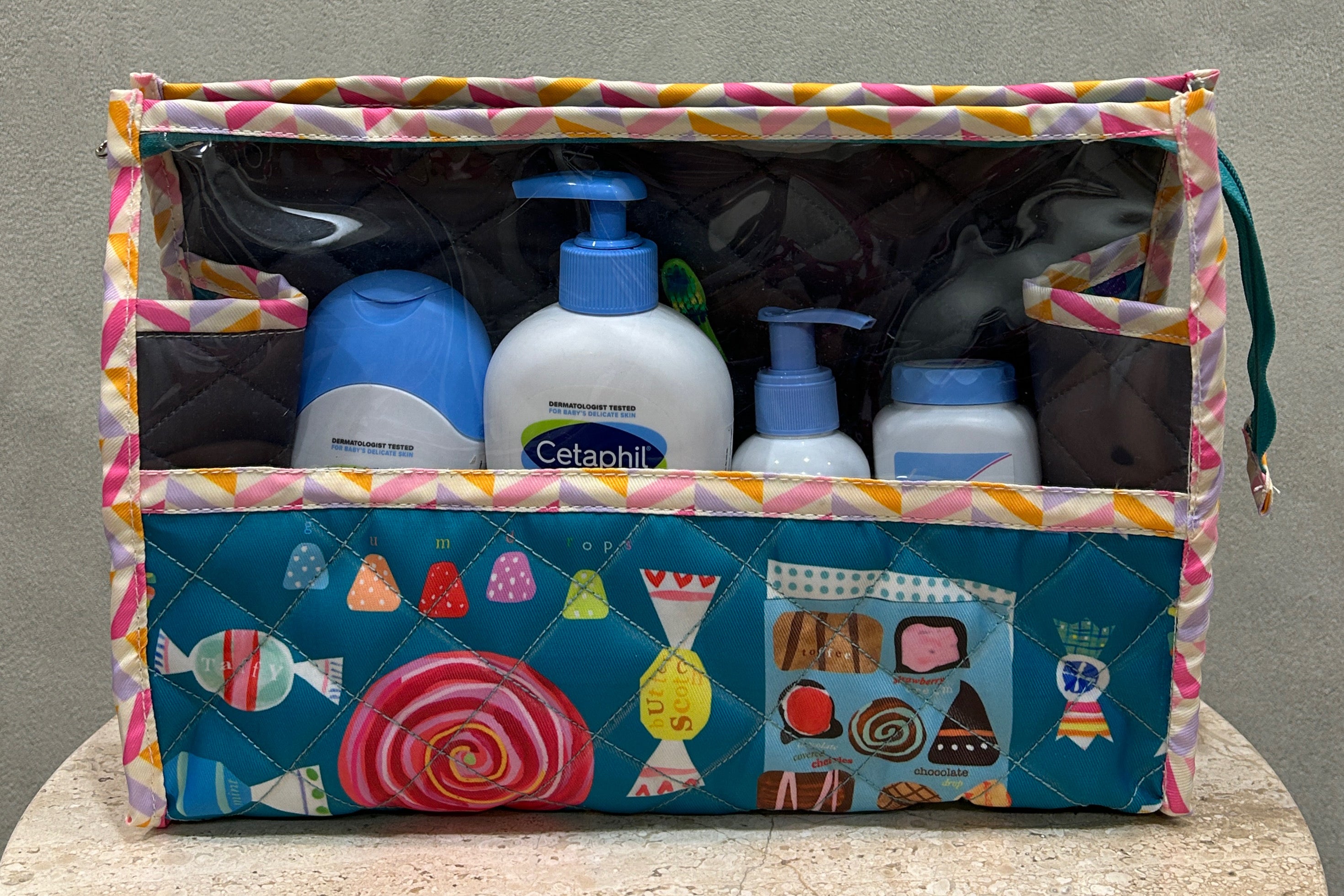 Candyland Clear Toiletries Kit