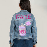 Positive Vibes Denim Jacket