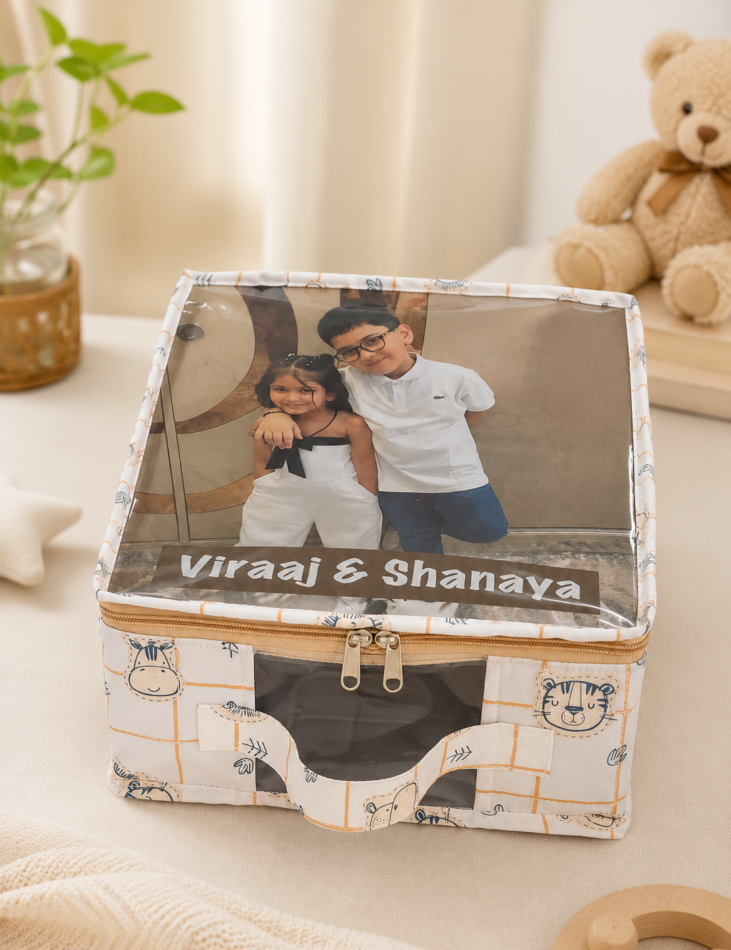 Photo Memory Suitcase Pouch