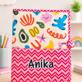 A4 Plastic Pockets File Folder | Kids School Document Organiser