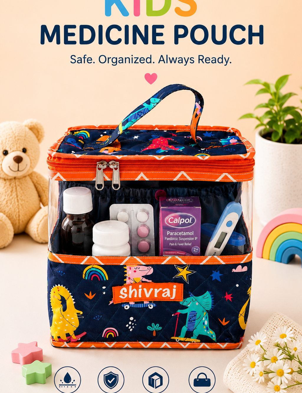 Magic Window Pouch | Clear Front Organiser Pouch