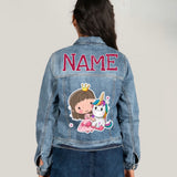 Unicorn Princess Denim Jacket