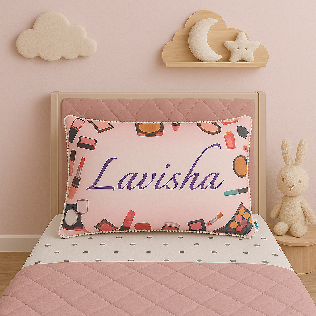 Make Up Theme Pillow