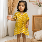 Yellow elephant kaftan