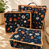 Set of 3 Quilted Suitcase Pouches