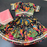 Black lehenga set