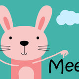 Pink Bunny Wonderland Toy Basket  Description: