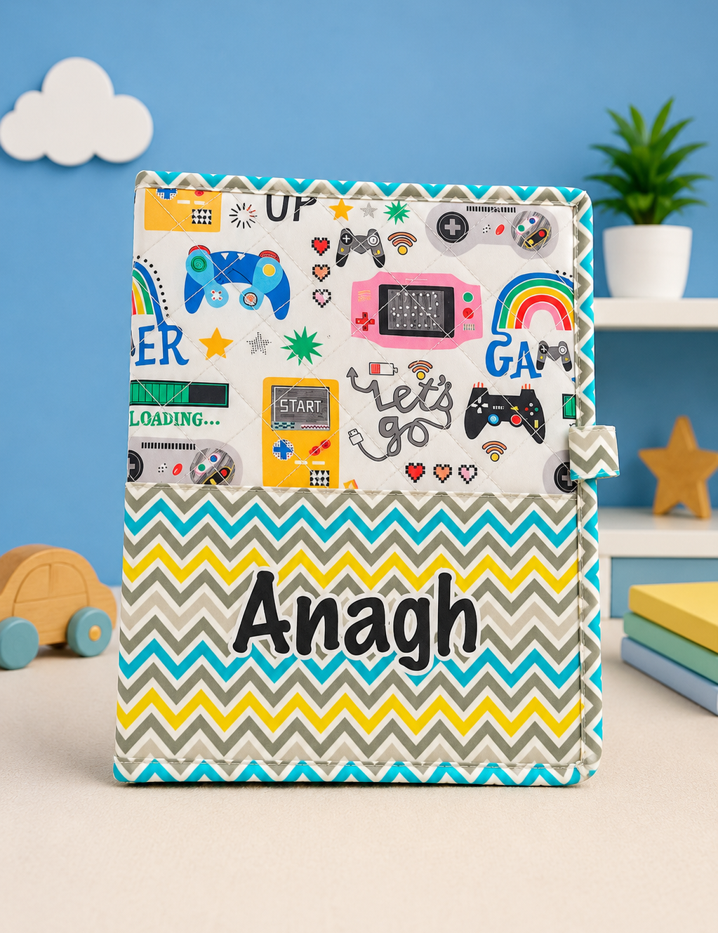 A4 Kids Ring Binder File Folder | School Document Organiser