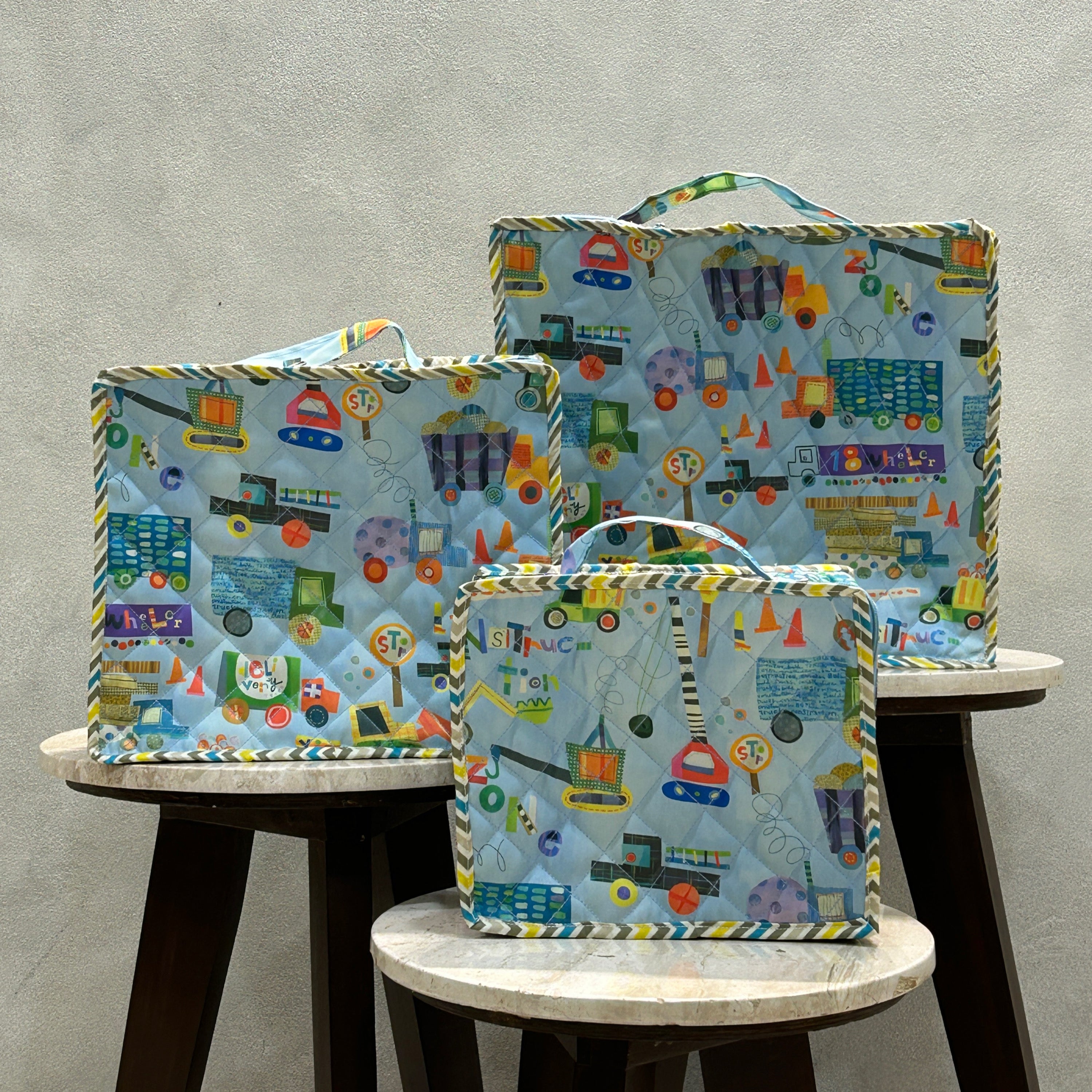 Big Construction Suitcase Pouch