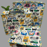Set of 3 Quilted Suitcase Pouches