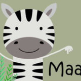 Striped Zebra Adventure Toy Basket