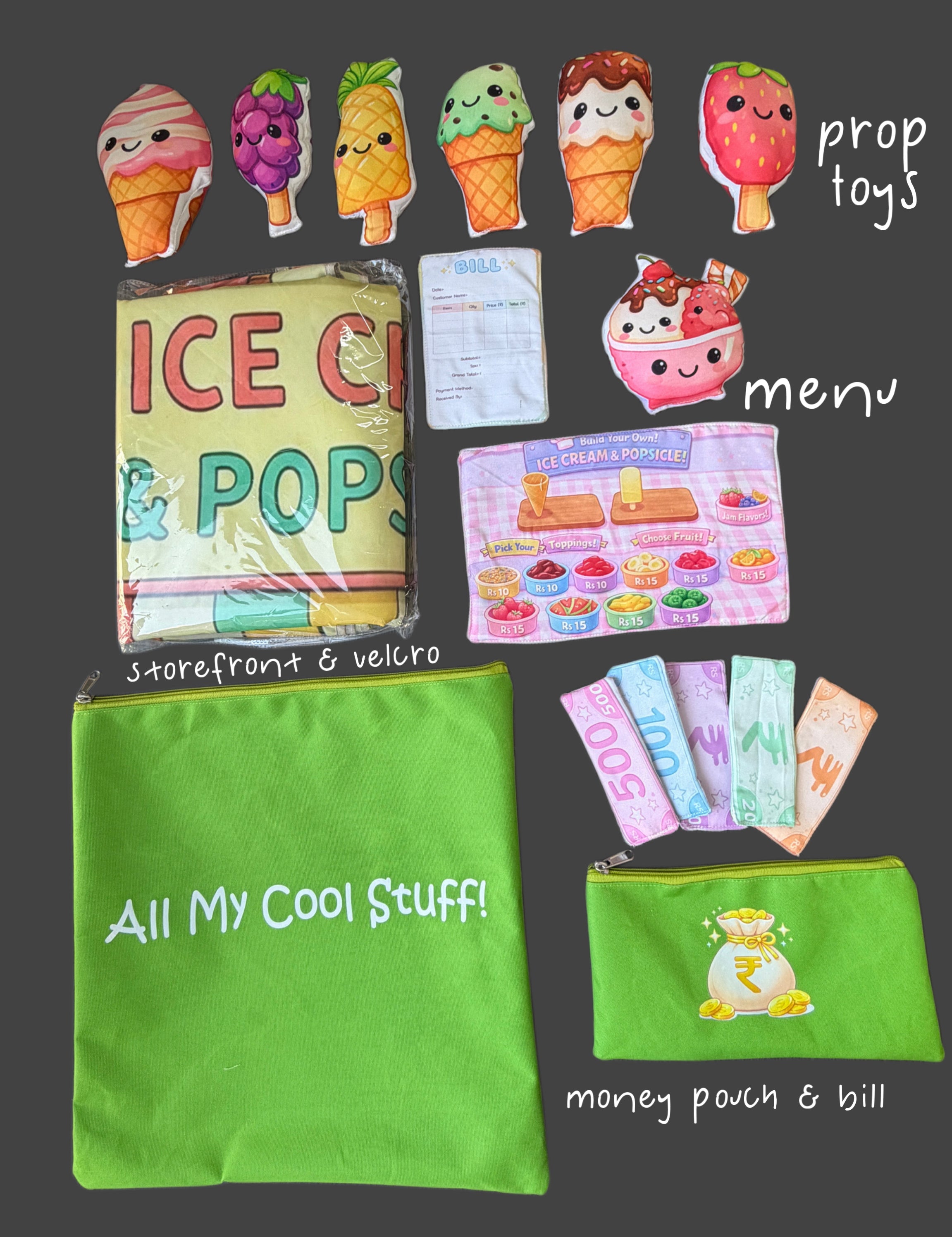 Ice cream and Popsicles
