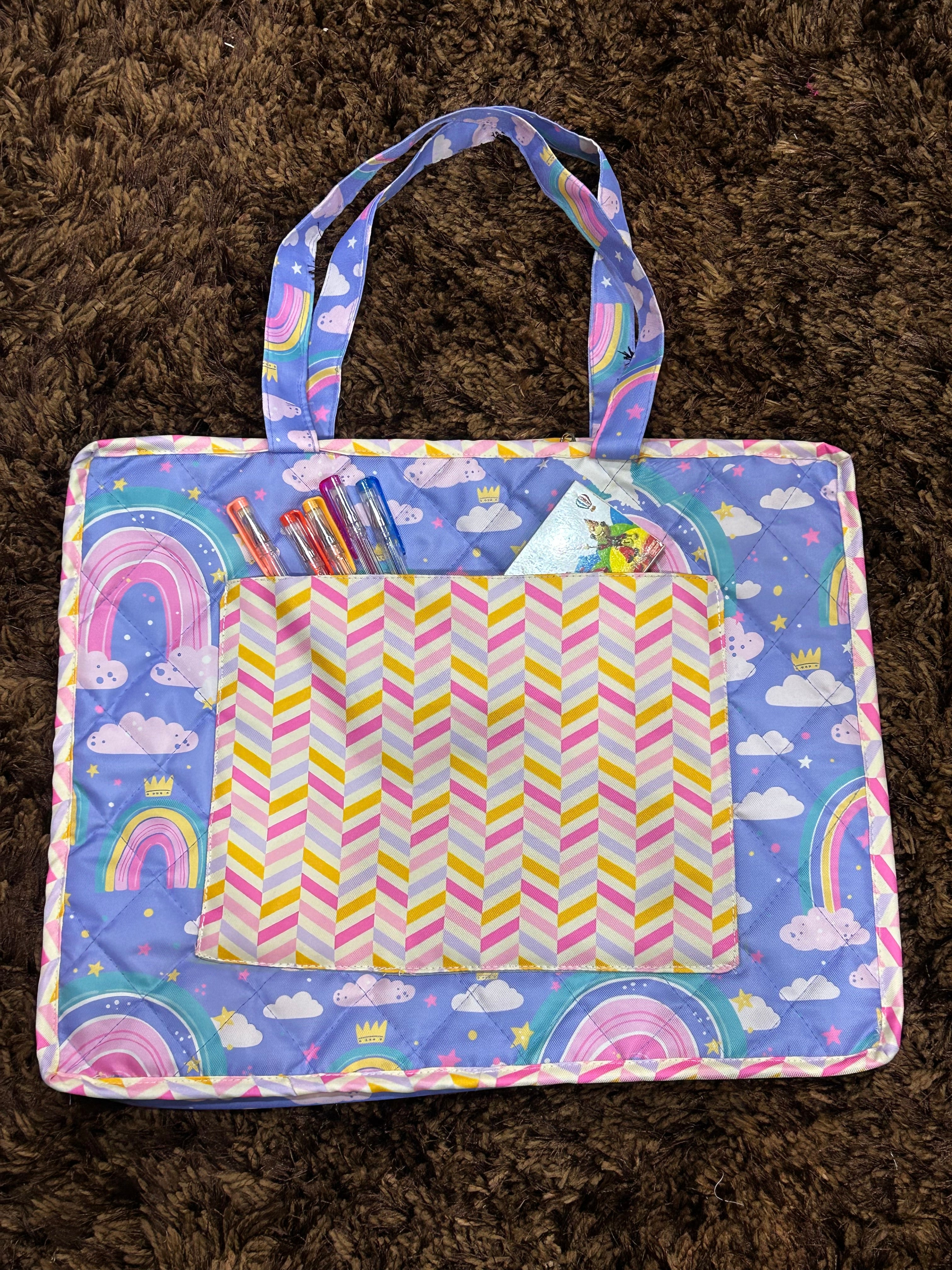 Rainbow Bliss Art Tote