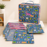 Suitcase with 7 Detached Compartments