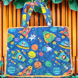 Astro Animals Art Tote