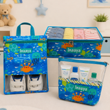 Travel Combo of 3 | See-Through Toiletry Pouch + Shoe Bag + Packing Cube