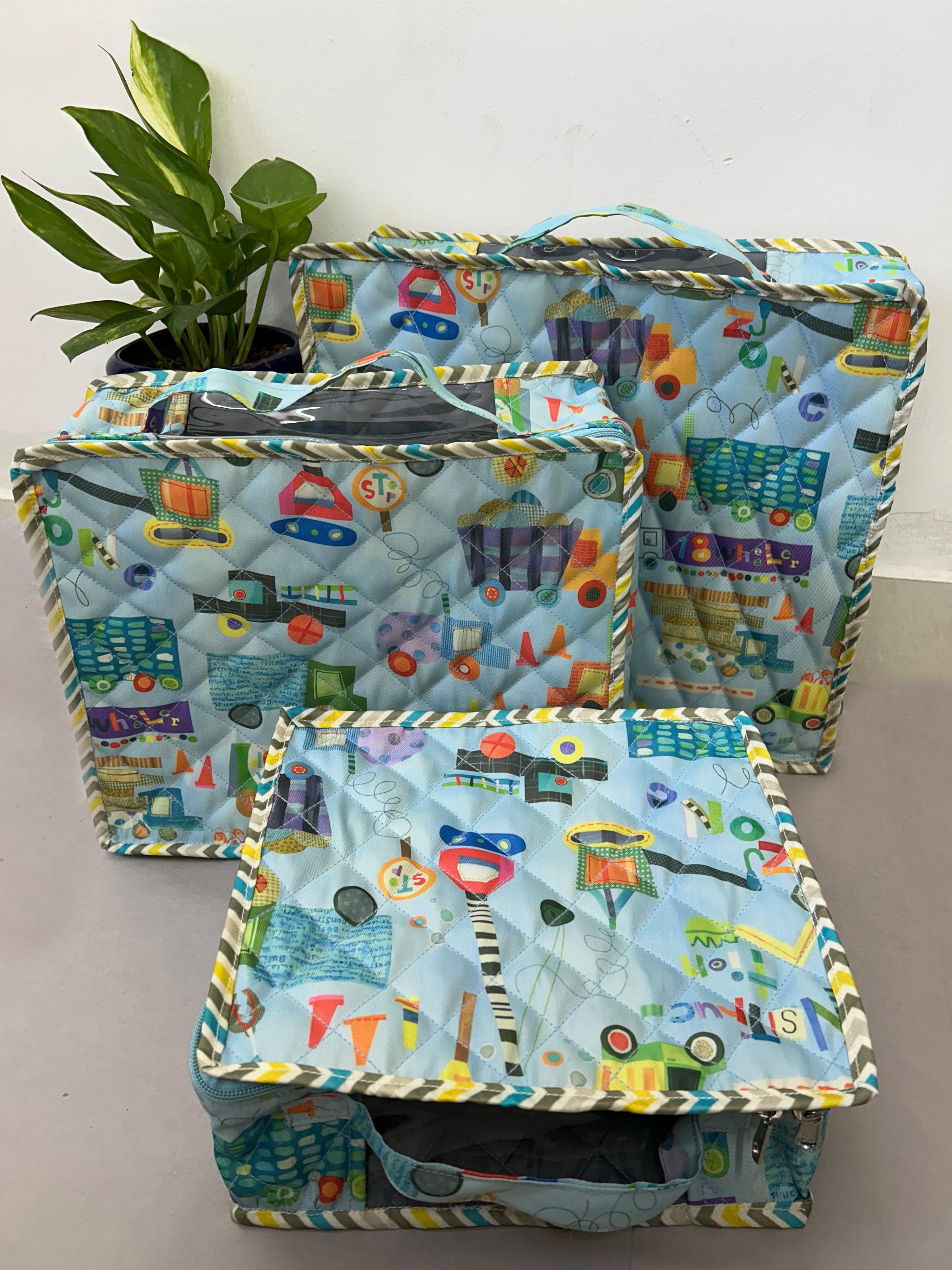 Big Construction Suitcase Pouch