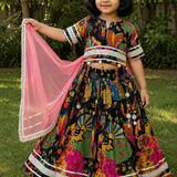 Black lehenga set