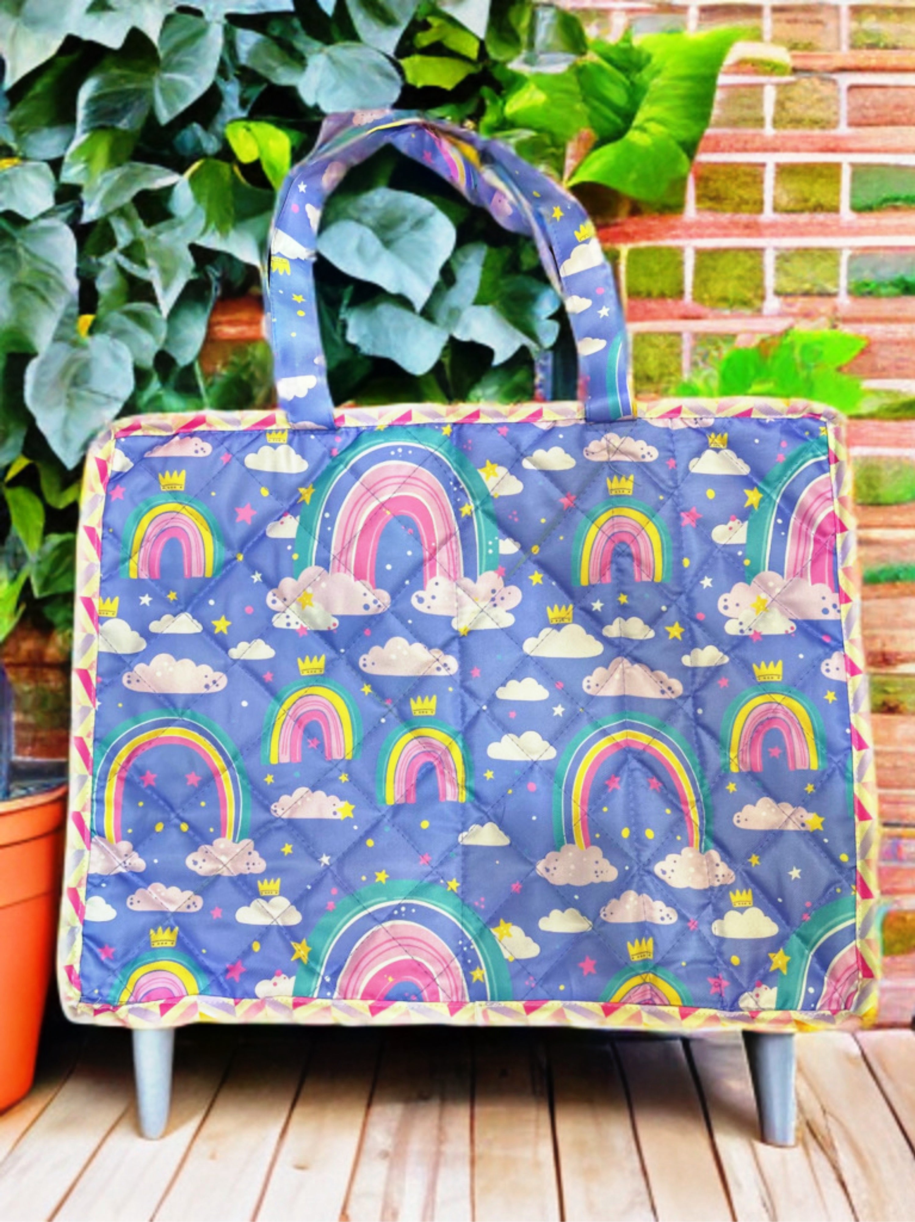 Rainbow Bliss Art Tote