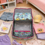 Suitcase with Attached Compartments