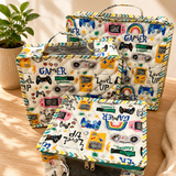 Set of 3 Quilted Suitcase Pouches