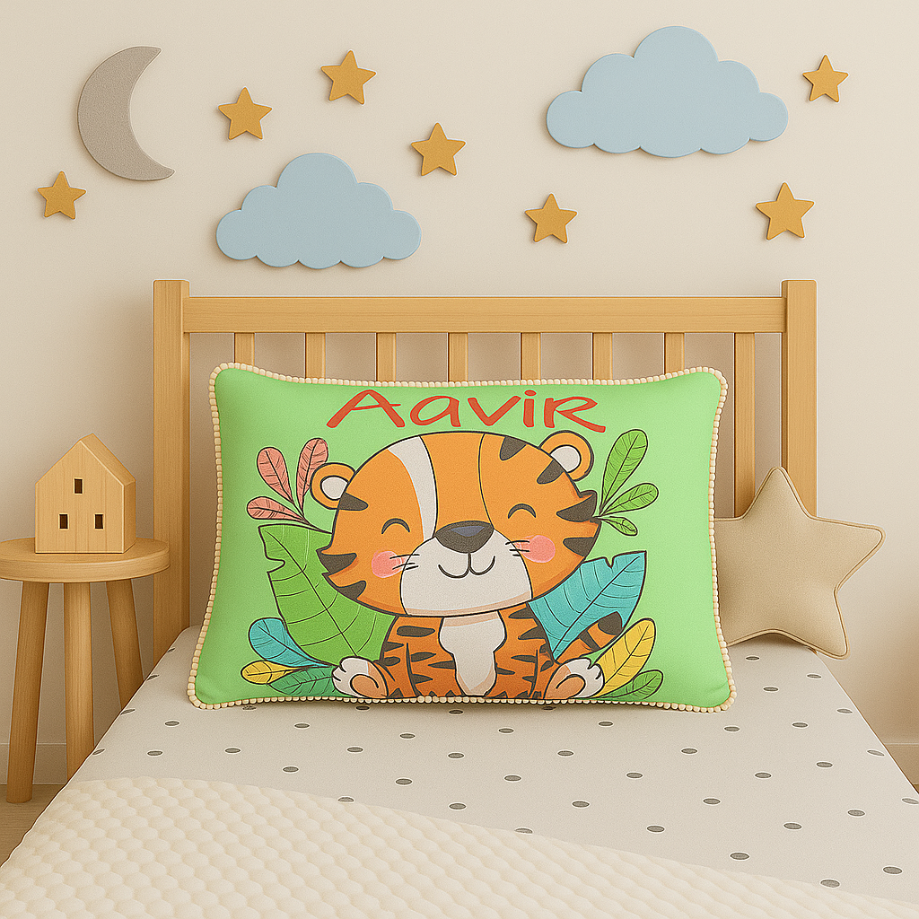 Tiger Name Pillow