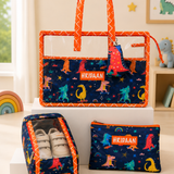 Kids Swim Bag + Wet Pouch + Shoe Bag Combo | Pool & Beach Travel Set
