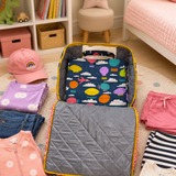 Suitcase with Detached Compartments