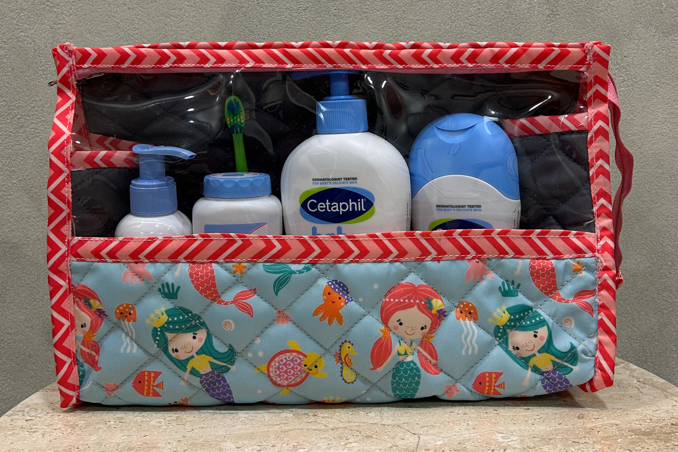Mermaid Magic Clear Toiletries Kit