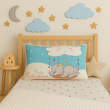 Elephant Theme Name Pillow