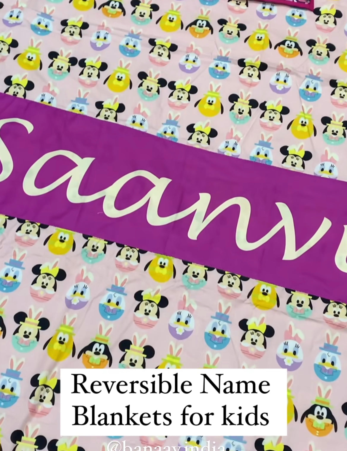 Customised Name Dohar 56x80 inches