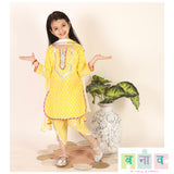 Yellow Dhoti Set