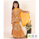 Orange Sharara Set