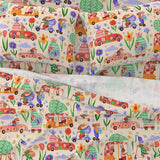 Zoom Bunny Bedsheet + 2 Pillow Covers
