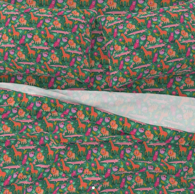 Mystic Forest Bedsheet + 2 Pillow Covers