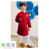 Embroidered Kurta Pyjama